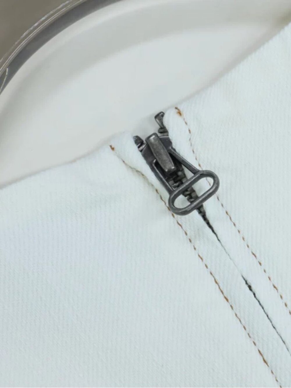 Tanya Taylor Claudia Mini Dress Sz4 Chalk Ivory Minimalist - Picture 7 of 8